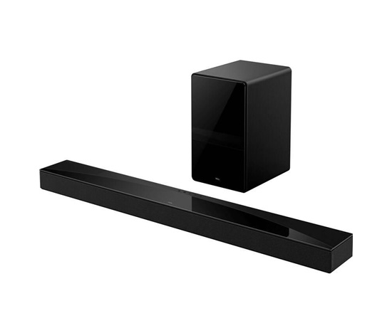 BAZAR - TCL Q75HE soundbar 5.1.2, 620 W, Bluetooth 5.1, WiFi 5, subwoofer, černá - rozbaleno / poškozený obal
