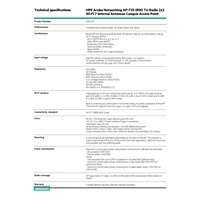 HPE Aruba Networking AP-735 (RW) Tri Radio 2x2 Wi-Fi 7 Internal Antennas Campus Access Point
