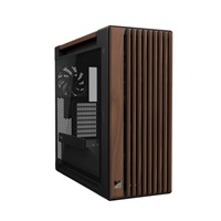 ASUS case PROART PA602 WALNUT WOOD MODERN TG, Mid Tower, průhledná bočnice, černá