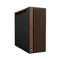 ASUS case PROART PA602 WALNUT WOOD MODERN METAL, Mid Tower, černá
