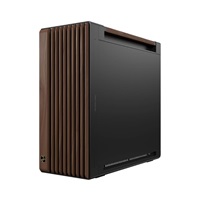 ASUS case PROART PA602 WALNUT WOOD MODERN METAL, Mid Tower, černá