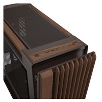 ASUS case PROART PA602 WALNUT WOOD RETRO TG, Mid Tower, průhledná bočnice, hnědá