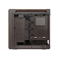 ASUS case PROART PA602 WALNUT WOOD RETRO TG, Mid Tower, průhledná bočnice, hnědá