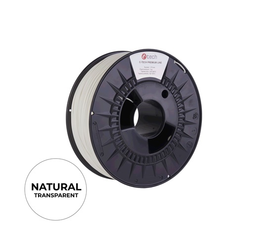 C-TECH Filament  PREMIUM LINE TPU 90A flexibilní natural 175mm