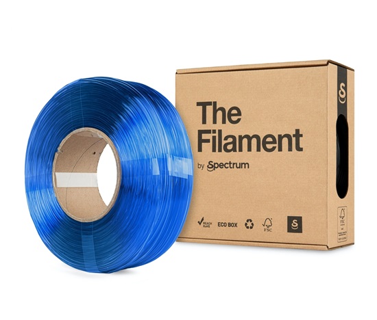 Spectrum The Filament ReFill PETG 1.75mm Transparent Blue 1kg