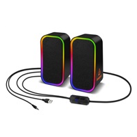 CONNECT IT Reproduktory BIOHAZARD PC, RGB, Bluetooth, 3.5mm, černé