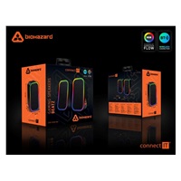 CONNECT IT Reproduktory BIOHAZARD PC, RGB, Bluetooth, 3.5mm, černé