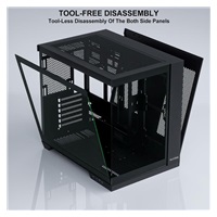 1stCOOL skříň DREAMER, Mid Tower, AU, USB 3.0, USB-C, 3x 120mm ARGB Fan, černá