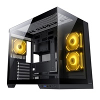 1stCOOL skříň DREAMER, Mid Tower, AU, USB 3.0, USB-C, 3x 120mm ARGB Fan, černá