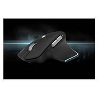 ACER bezdrátová myš Easy Fit Mouse,ergonomická,4000dpi,6 tlačítek,RGB,10m dosah,USB-C,BT,Black