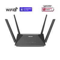 ASUS RT-AX52 Pro (AX3000) Router, Dual Band WiFi 6, Extendable Router