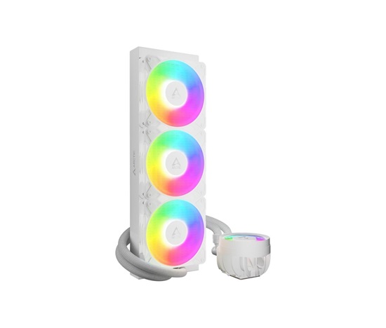 ARCTIC Vodní chladič Liquid Freezer III 360 Pro ARGB, 3x120mm, AM5, LGA1851, bílá