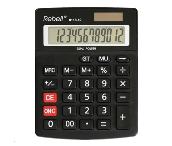 REBELL kalkulačka - RE-8118-12 BX