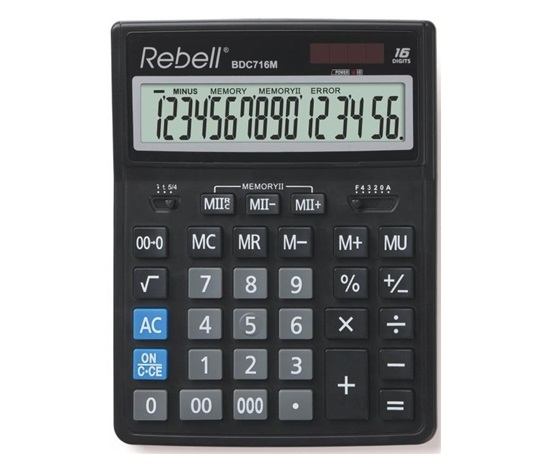 REBELL kalkulačka - RE-BDC716M BX