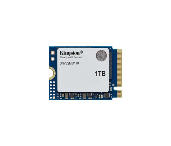 Kingston SSD 1TB NV3, M.2 2230, NVMe PCIe Gen4x4, (R: 6000MB/s; W: 4000MB/s)
