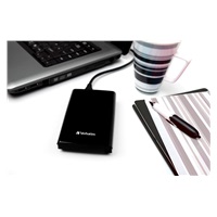 VERBATIM externí SSD 256GB Store‘n‘Go Slim Portable USB 3.0, USB-A/USB-C, černá
