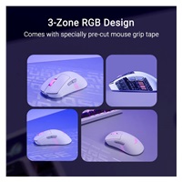 ASUS myš ROG Keris II Origin, bezdrátová herní myš, bílá