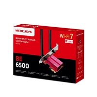 MERCUSYS MA37BE WiFi7 PCIe adapter (BE6500,2,4GHz/5GHz/6GHz,Bluetooth5.4)
