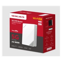 Mercusys MB520-5G WiFi6 EasyMesh router (AX3000, 5G, 4G LTE, 2,4GHz/5GHz,1x2,5GbE LAN/WAN,1xGbE LAN,1xRJ11,1xnanoSIM)