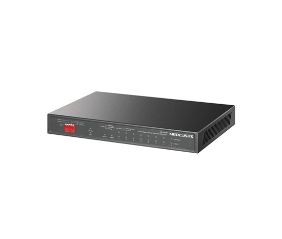 MERCUSYS switch MS110GMP (10xGbE,8xPoE+,111W,fanless)
