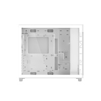 ASUS case PRIME AP303 TG WHITE, ATX, průhledná bočnice,1x120mm, bílá