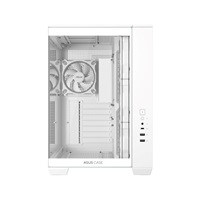 ASUS Case A32 PLUS TG ARGB, ATX, Průhledná bočnice, 4x 120mm ARGB Fan, Bílá