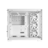 ASUS Case A32 PLUS TG ARGB, ATX, Průhledná bočnice, 4x 120mm ARGB Fan, Bílá