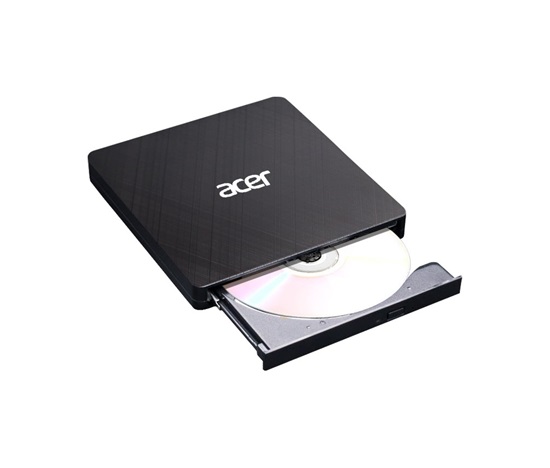 BAZAR - ACER Portable DVD Writer, USB 3.5 + Type-C 3.0, 140 x 142 x 17mm, burn speed CD-R: 24X CD-RW: 16X ,DVD-R,8X, DVD