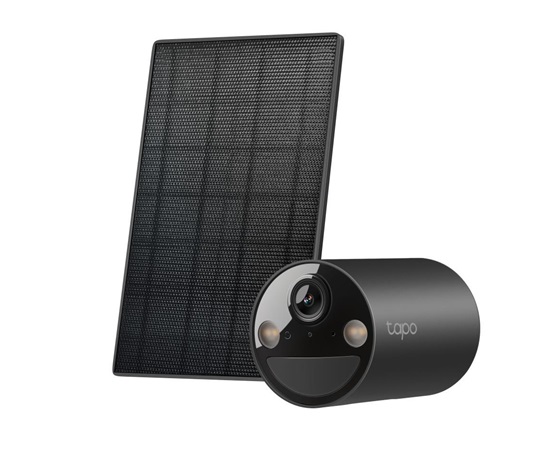 TP-Link Tapo C411 KIT venkovní kamera, solární panel (3MP, 2K QHD, 1296p, IR 9m, WiFi, micro SD card, IP65)