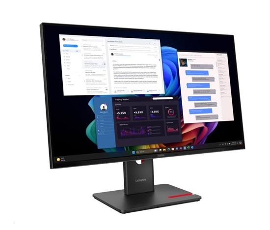 LENOVO LCD ThinkVision T27UD-40 - 27",IPS,mat,16:9,3840x2160,178/178,4/6ms,350cd/m2,1500:1,DP,HDMI,VESA,PIVOT,3Y