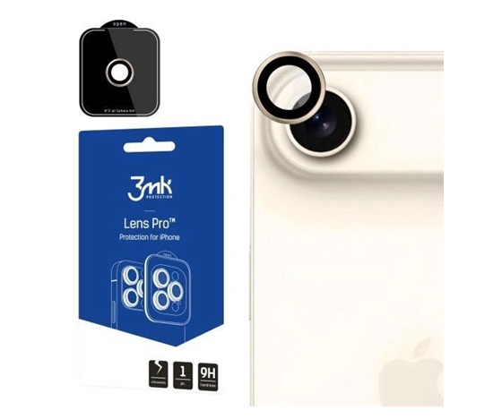 3mk Lens Protection Pro pro Apple iPhone 17 Titanium Gold
