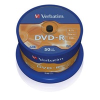 VERBATIM DVD-R(50-Pack)Spindle/General Retail/16x/4.7GB