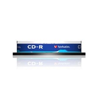 VERBATIM CD-R(10-Pack)Spindle/EP/DL/52x/700MB