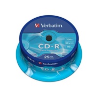 VERBATIM CD-R(25-Pack)Spindle/Extra dotection/DL/52x/700MB
