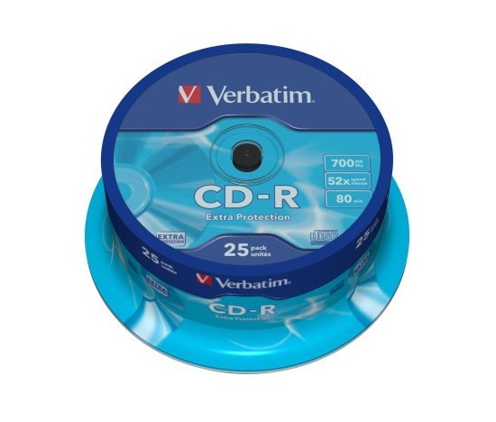 VERBATIM CD-R(25-Pack)Spindle/Extra dotection/DL/52x/700MB