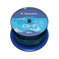 VERBATIM CD-R(50-Pack)Spindle/Extra dotection/DL/48x/700MB