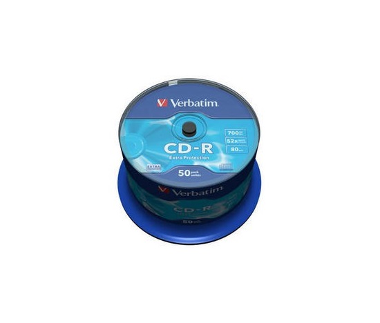 VERBATIM CD-R(50-Pack)Spindle/Extra dotection/DL/48x/700MB