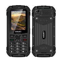 EVOLVEO StrongPhone Q1, vodotěsný odolný Dual SIM telefon, černý