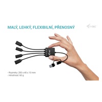 i-tec USB-C/USB-A Cable HUB 4 port (2x USB-C, 2x USB-A)