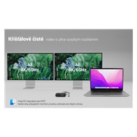 i-tec USB-C Dual HDMI Docking Station, Power Delivery 100W