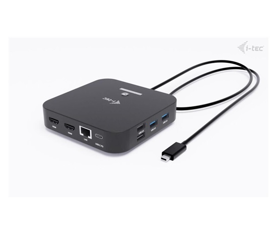 i-tec USB-C Dual HDMI Docking Station with Power Delivery 100W + i-tec Universal Charger 100W