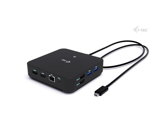 i-tec USB-C DP Dual HDMI Docking Station, Power Delivery 100W