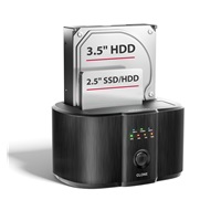 AXAGON ADSA-SC, stacja dokująca USB-C 5Gbps dla 2× SATA 6G 2.5"/3.5" SSD/HDD z funkcją klonowania