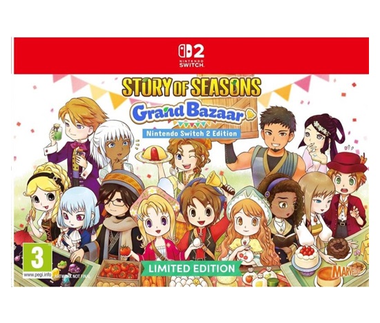 NS2 hra Story of Seasons Grand Bazaar Limited Edition