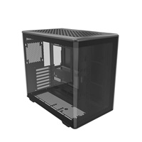 Cooler Master case Elite 600, ATX, Průhledná bočnice, 4x 120mm Fan, Černá