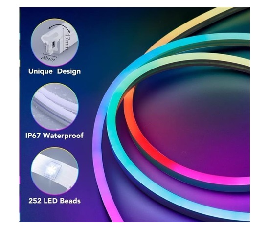 Govee Neon SMART ohebný LED pásek - RGBIC - 2m