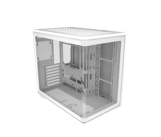 Cooler Master case Elite 600, ATX, Průhledná bočnice, 4x 120mm Fan, Bílá