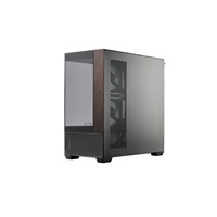Cooler Master case Elite 690 Wood, ATX, Průhledná bočnice, 3x 120mm ARGB Fan, Černá