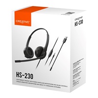 Creative HS-230 sluchátka USB/jack