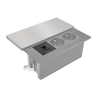 Solight RJ45 Cat6 doplňkový modul pro vestavné zásuvky série PP128